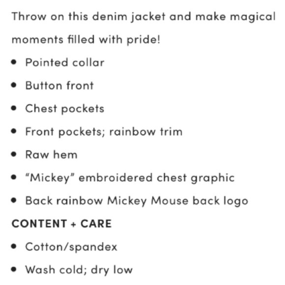 TORRID NWT MICKEY MOUSE RAINBOW DENIM - Picture 6 of 7